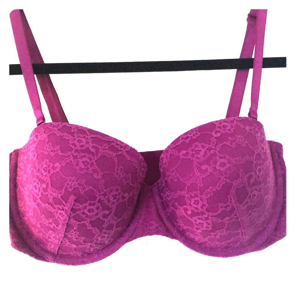 Victoria’s Secret purple balconette bra 36D